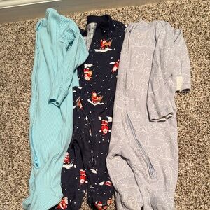 Set of Oldnavy Baby Sleepers - Blue, Navy, Gray